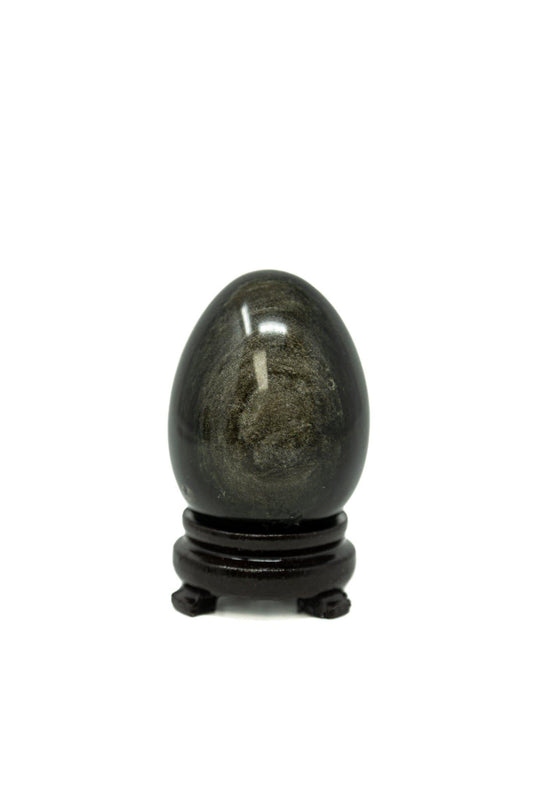 Golden Obsidian Egg Crystal Eggs