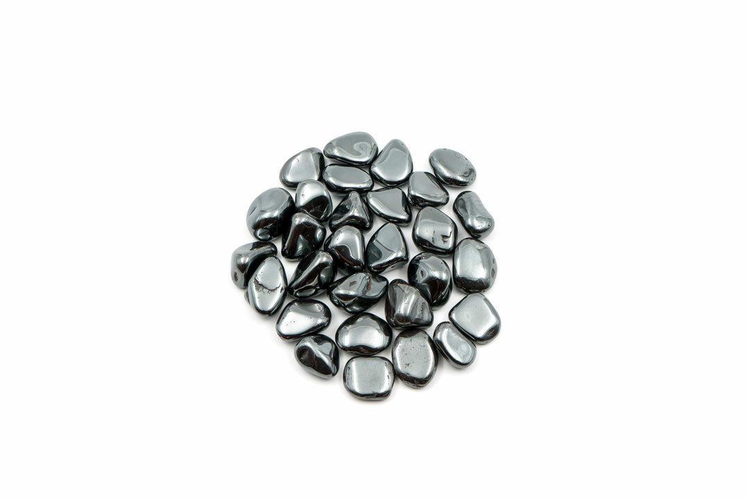 Hematite Tumbled Stone | Grounding Crystal | Harmony Store Tumbled Stone