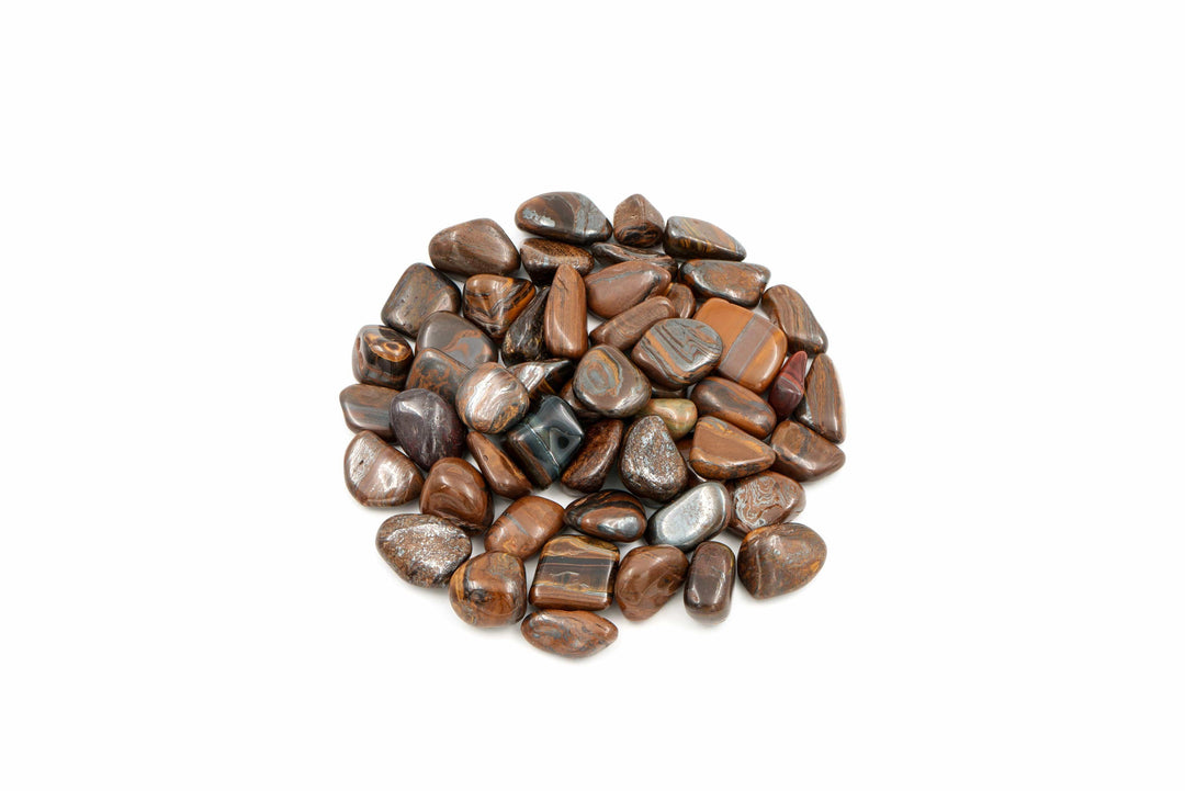 Iron Tiger's Eye Tumbled Stone | Harmony Store Tumbled Stone