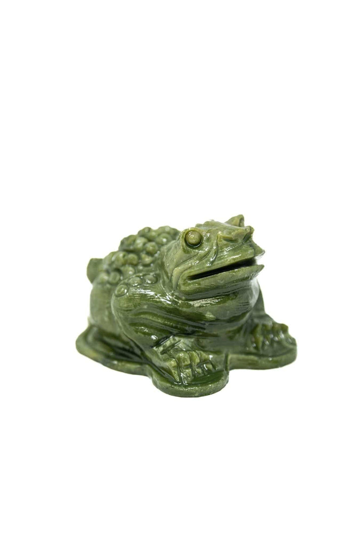 Jade Hand Carved Frog – Money Frog | The Harmony Store Carving