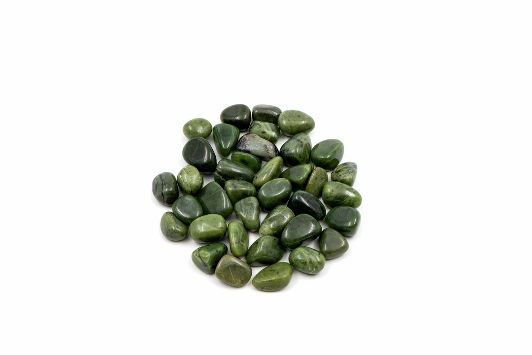 Jade Tumbled Stone – Prosperity Crystal Tumbled Stone