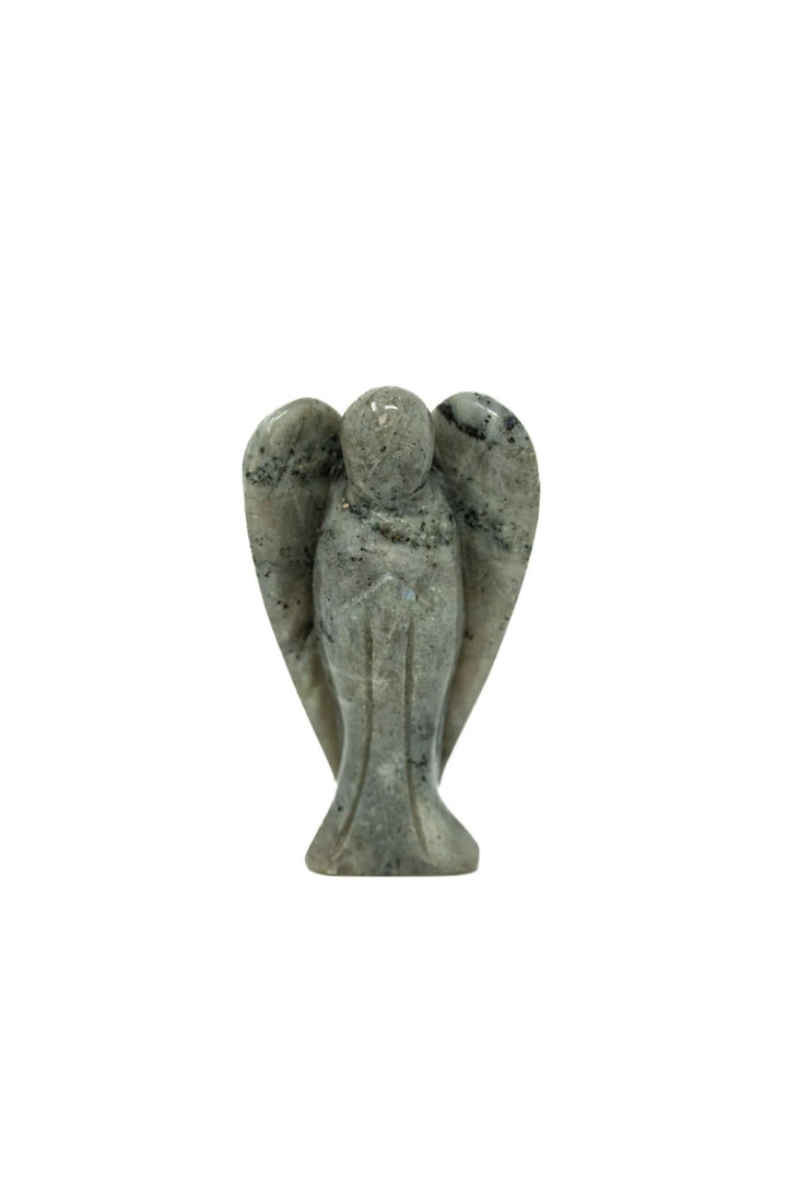 Labradorite Angel 3" Hand-Carved Figurine | Harmony Carving