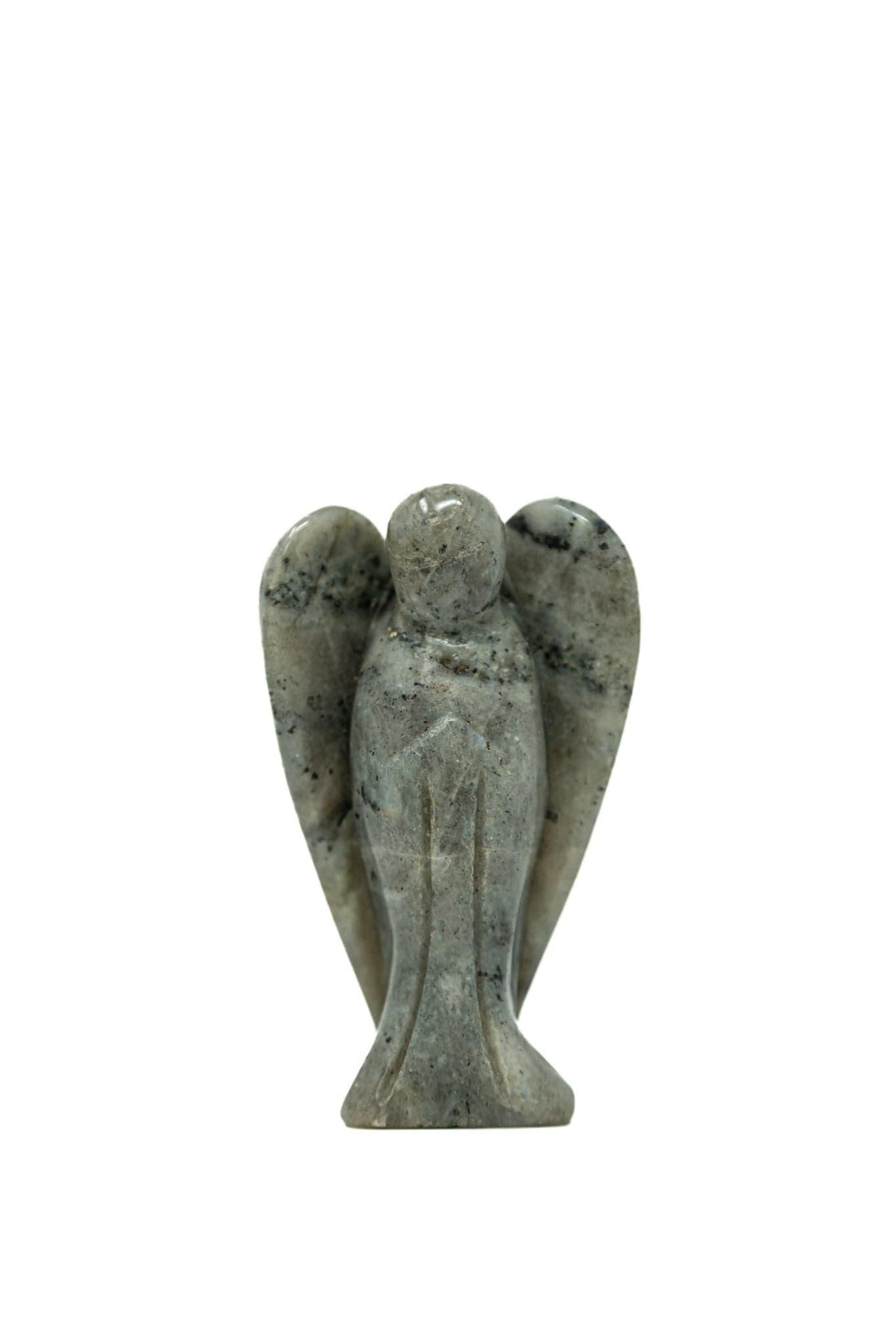Labradorite Angel 3" Hand-Carved Figurine | Harmony Carving