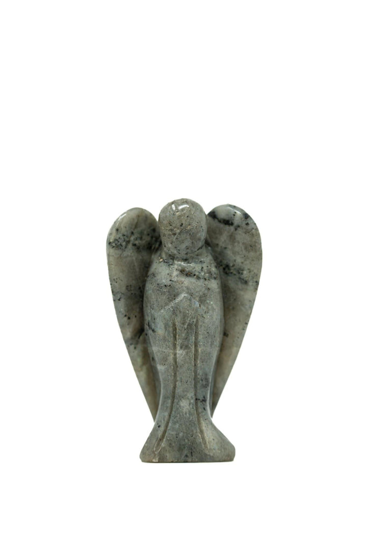 Labradorite Angel 3" Hand-Carved Figurine | Harmony Carving