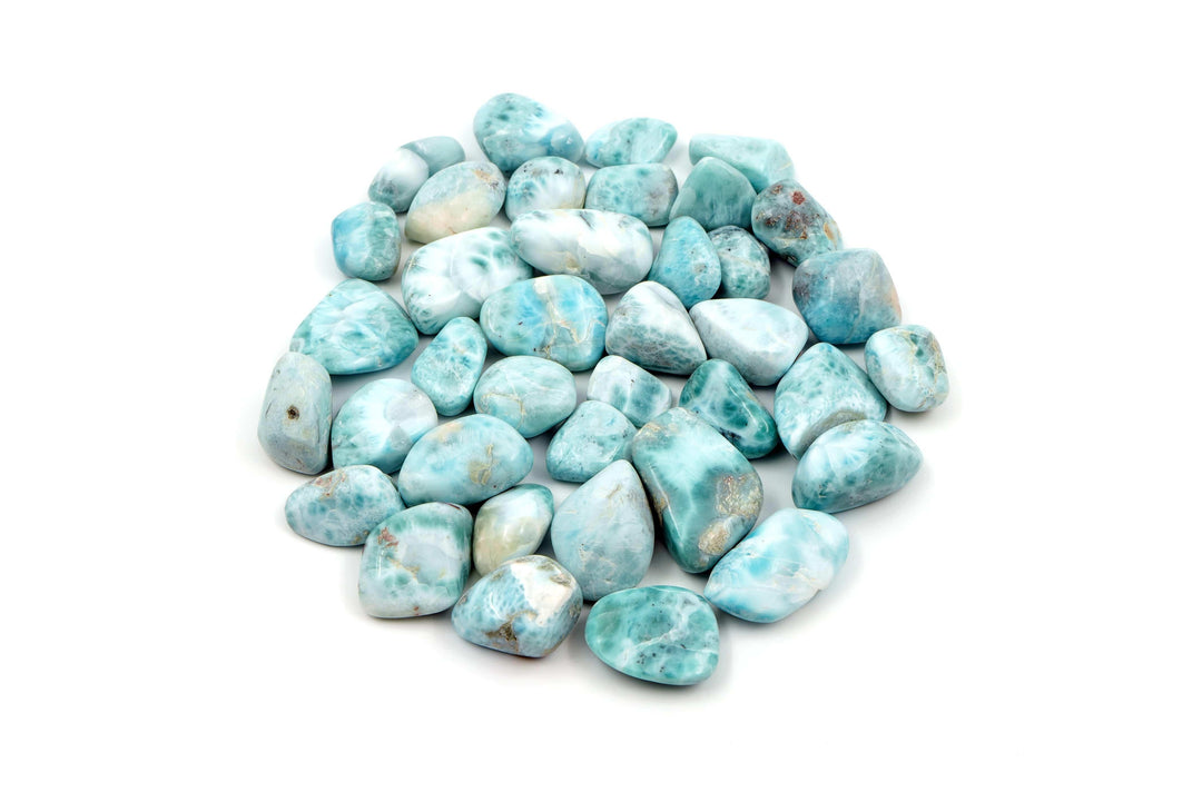 Larimar Tumbled Stone | The Harmony Store Tumbled Stone