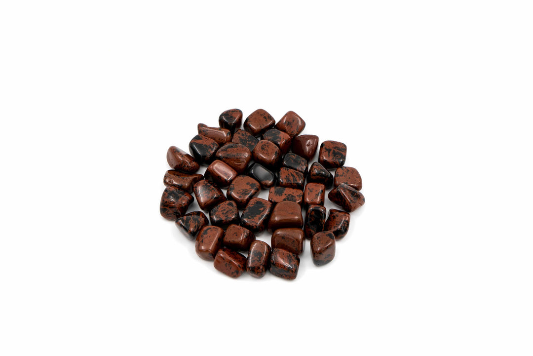 Mahogany Obsidian Tumbled Stone Crystal Tumbled