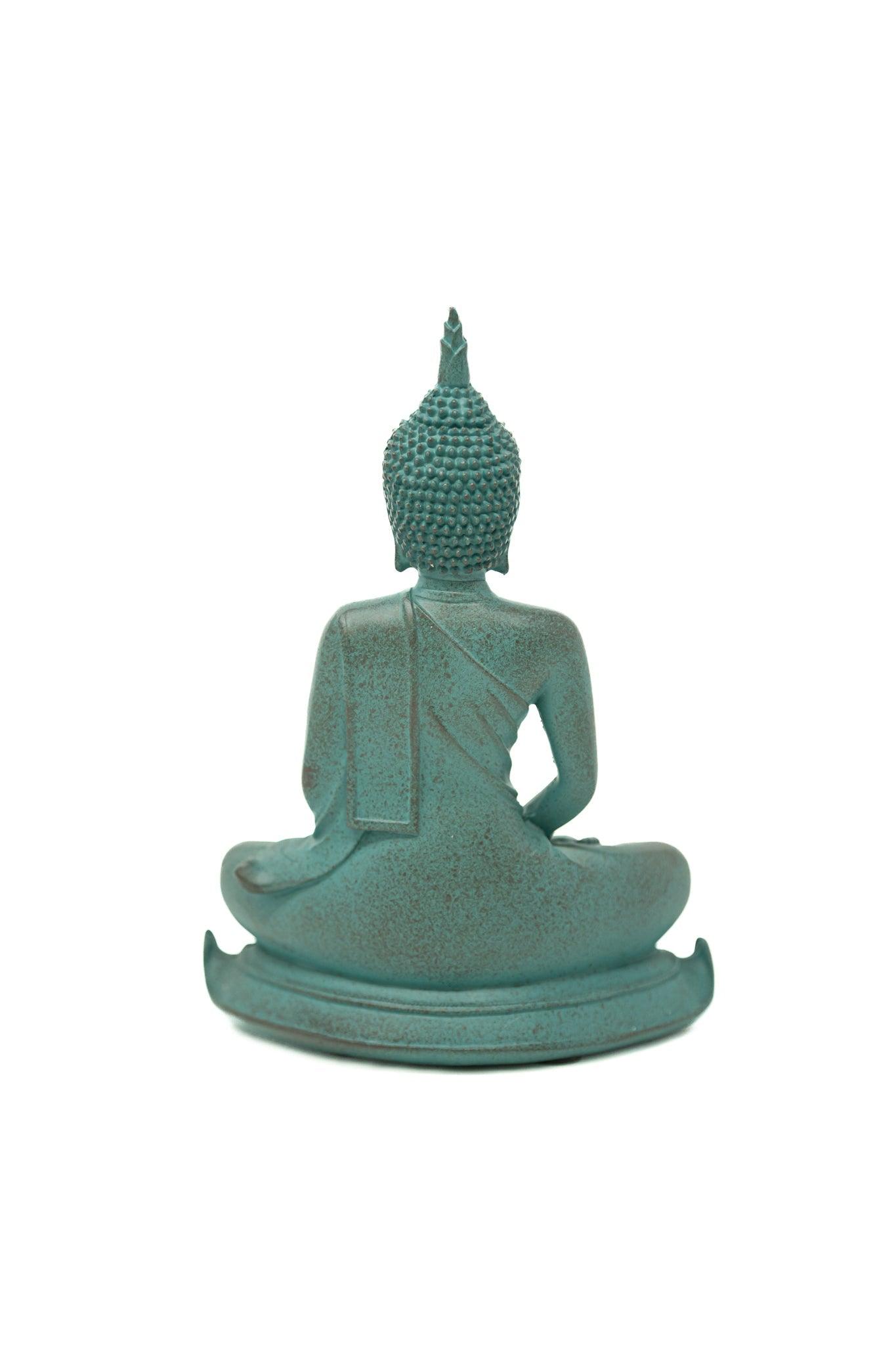 Meditative Blue Buddha Statue 6" - The Harmony Store