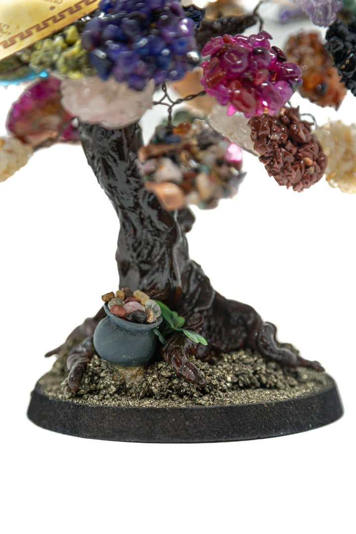 Mixed Crystals And Bonsai Tree