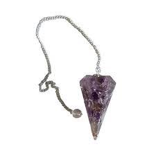 Orgonite Pendulum with Amethyst | The Harmony Store Crystal Pendulum