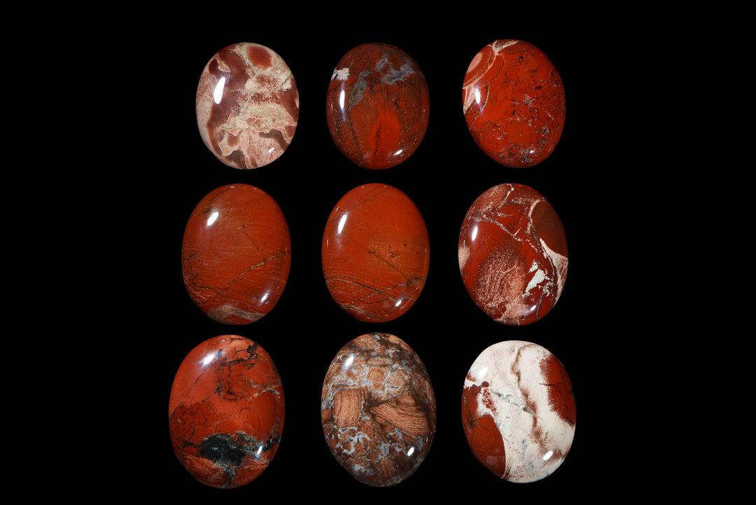 Red Jasper Palm Stone