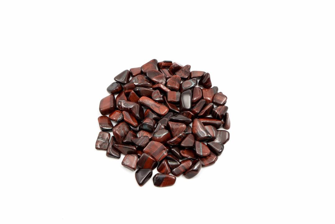 Red Tiger Eye Tumbled Stone | Heat-Treated | Harmony Store Tumbled Stone