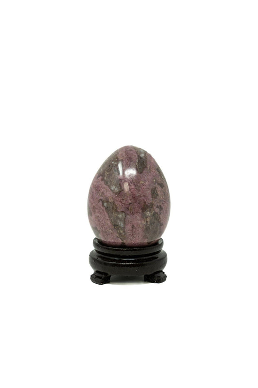 Rhodonite Egg 194 G Crystal Eggs