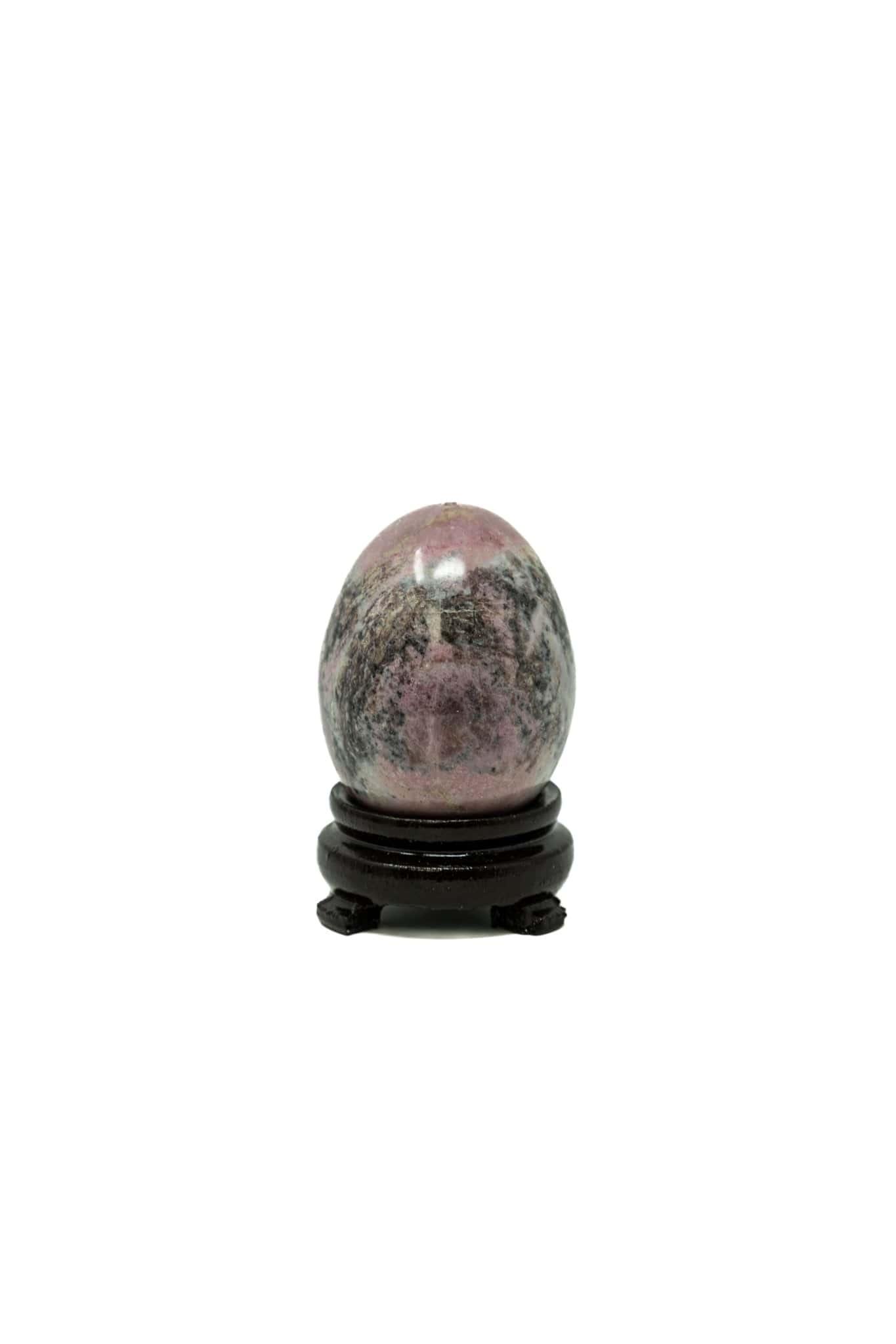 Rhodonite Egg 168 G Crystal Eggs