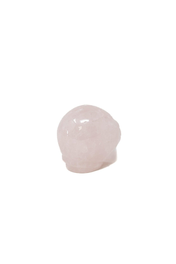 Rose Quartz Alien Head Carving | The Harmony Store Carving