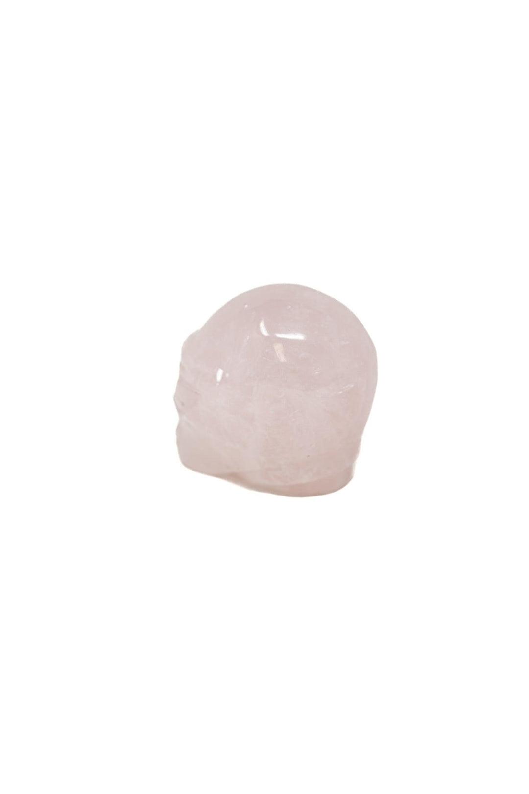 Rose Quartz Alien Head Carving | The Harmony Store Carving