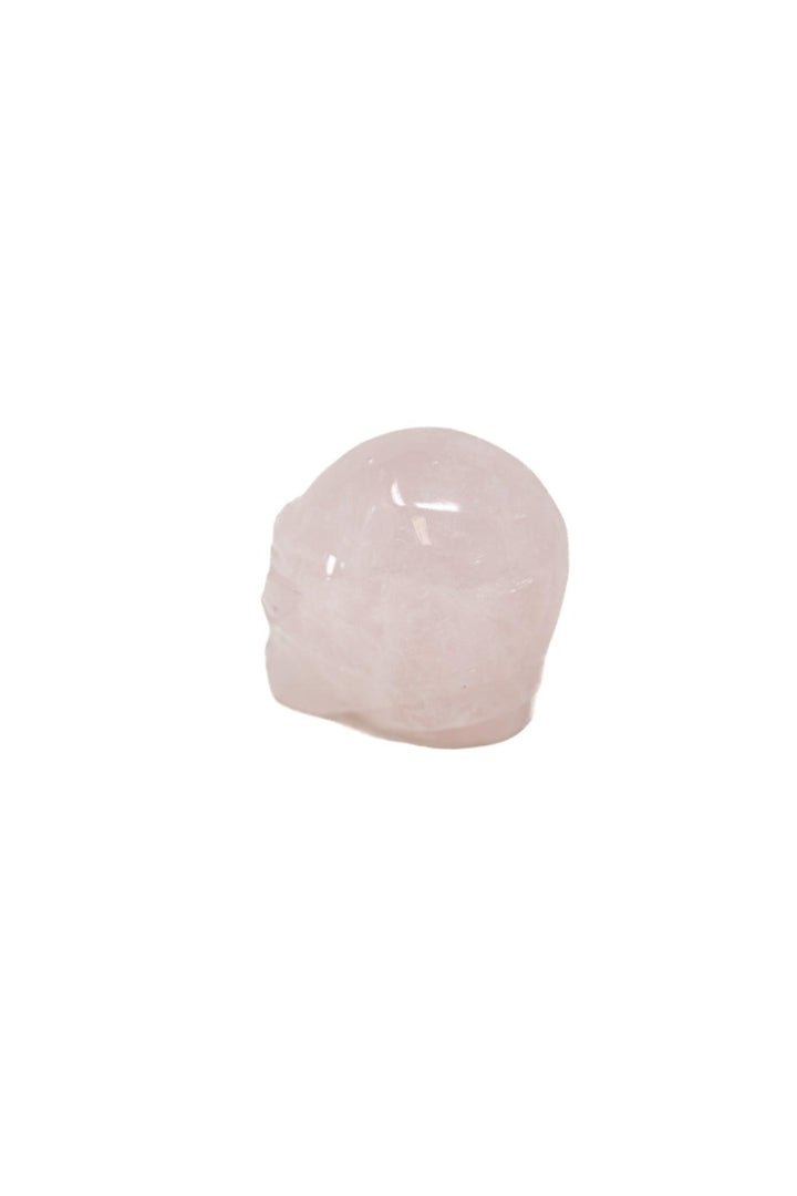Rose Quartz Alien Head Carving | The Harmony Store Carving