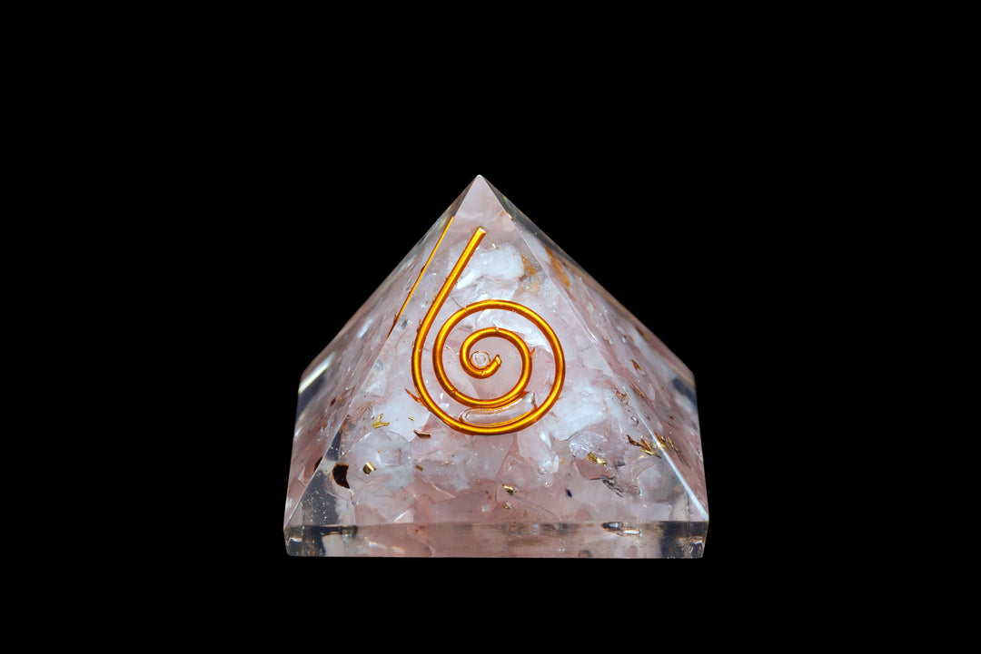 Rose Quartz Orgonite Pyramid | The Harmony Store Pyramid