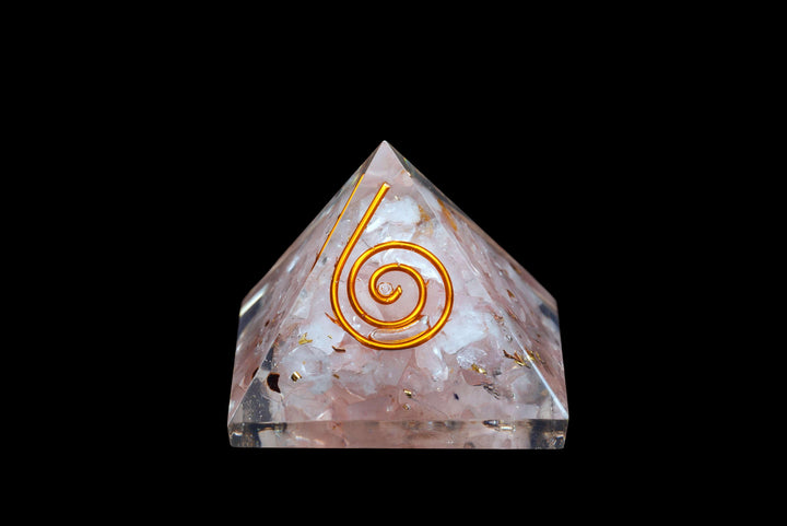 Rose Quartz Orgonite Pyramid | The Harmony Store Pyramid