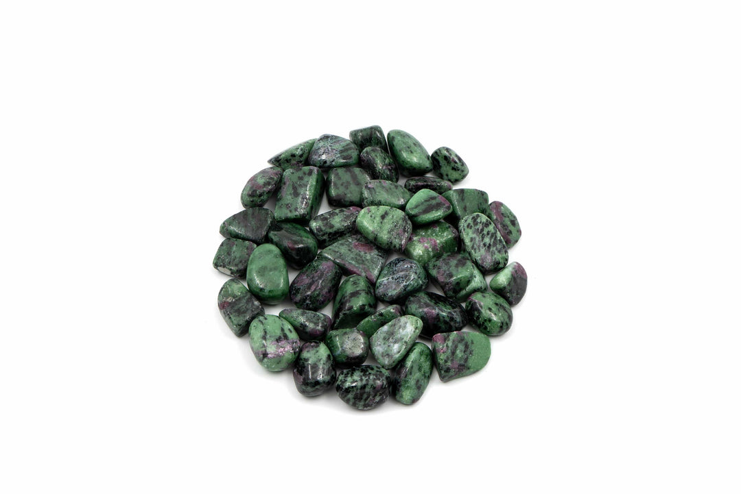Ruby Zoisite Tumbled Stone Crystal Tumbled