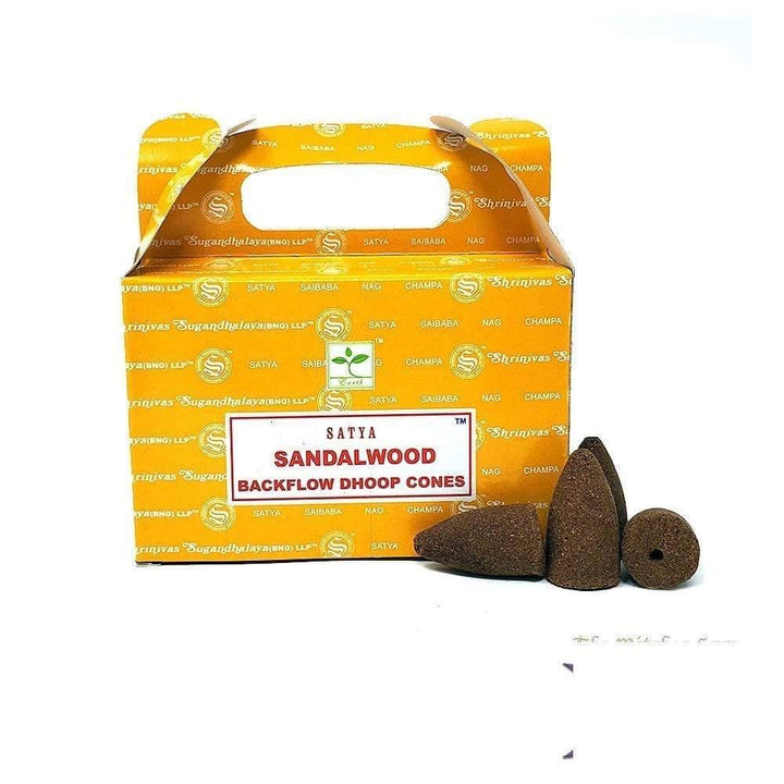 Satya Backflow Incense Cones | The Harmony Store Incense