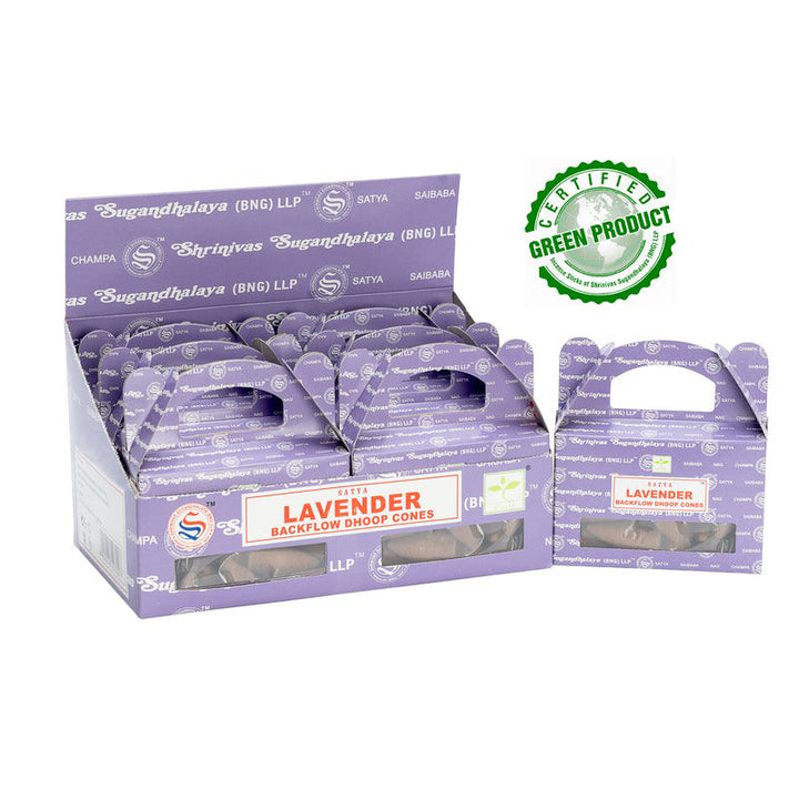 Satya Backflow Incense Cones | The Harmony Store Incense