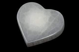 Selenite Heart Platter
