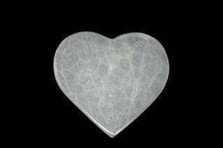 Selenite Heart Charging Plate | The Harmony Store Crystal Slab