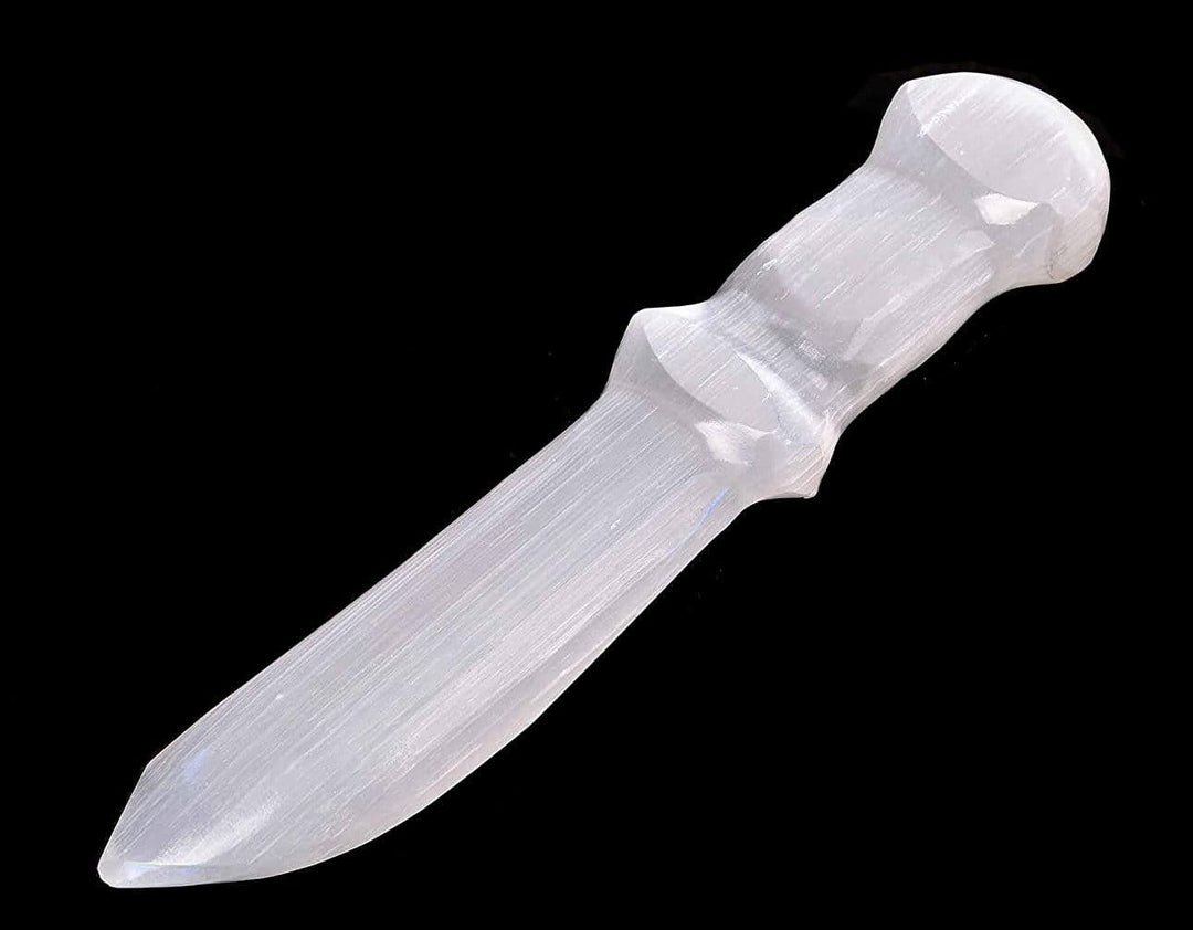 Selenite Knife | Symbolic Crystal Blade Wand