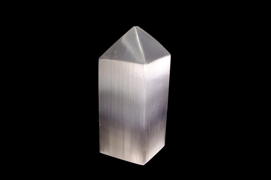Selenite Obelisk 4" | Crystal Tower Tower