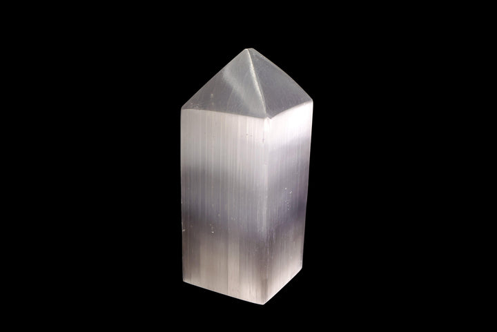 Selenite Obelisk 4" | Crystal Tower Tower