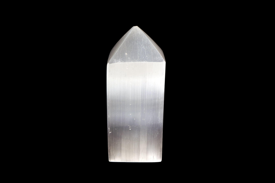 Selenite Obelisk 4" | Crystal Tower Tower