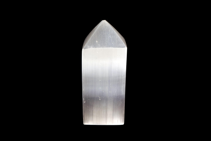 Selenite Obelisk 4" | Crystal Tower Tower