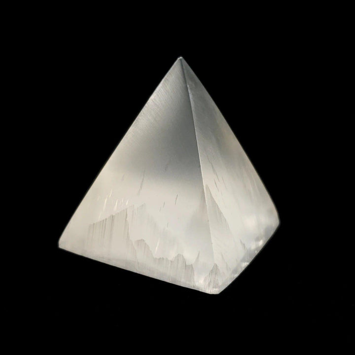 Selenite Pyramid | Natural Crystal Decor Pyramid
