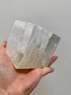 Selenite Square Cube crystal