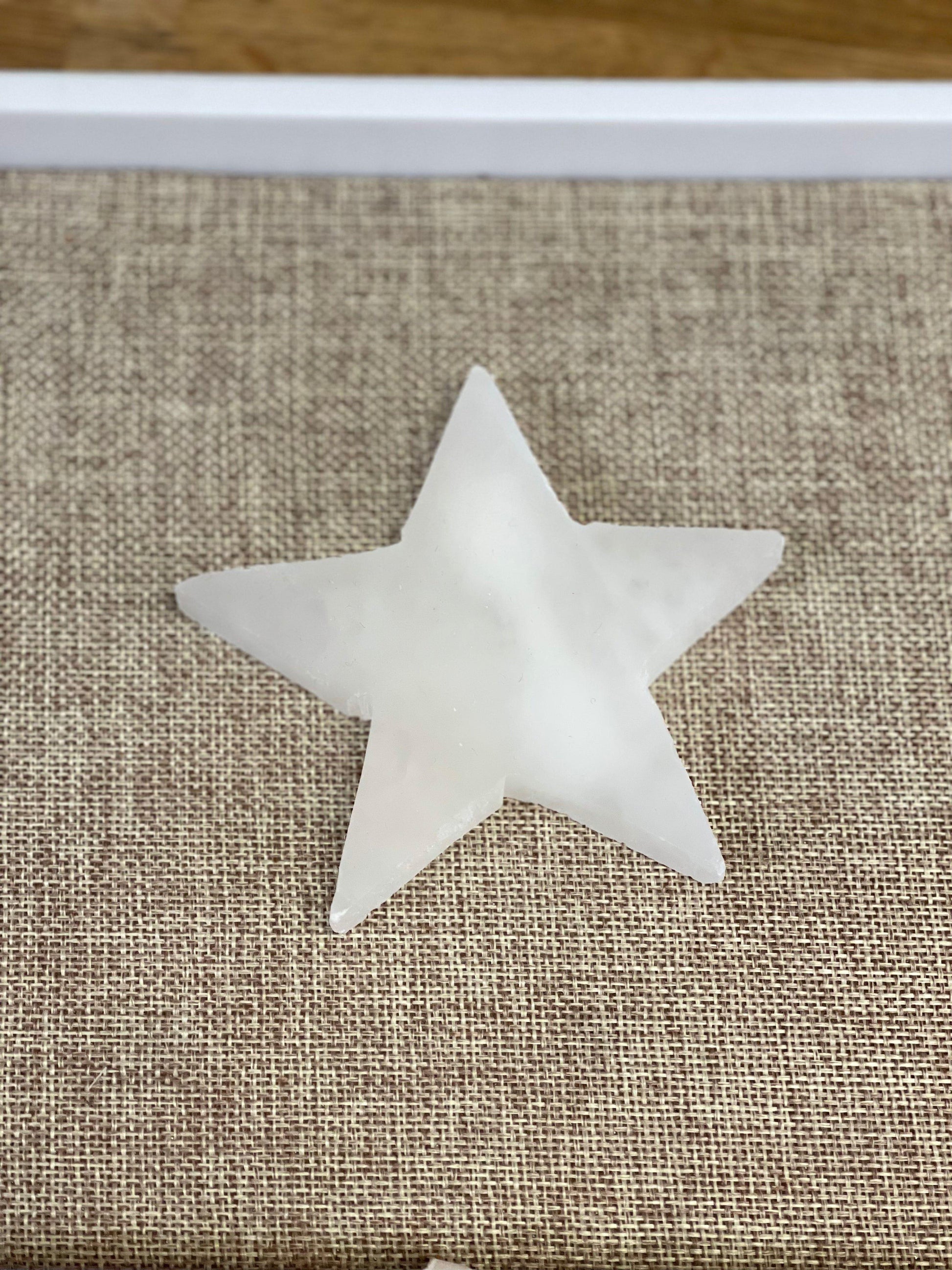 Selenite Star Plate