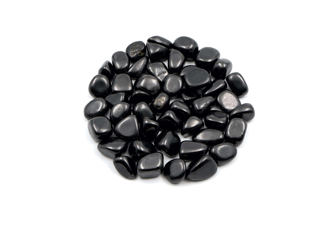 Shungite Tumbled Stone | Grounding Crystal | Harmony Store Tumbled Stone