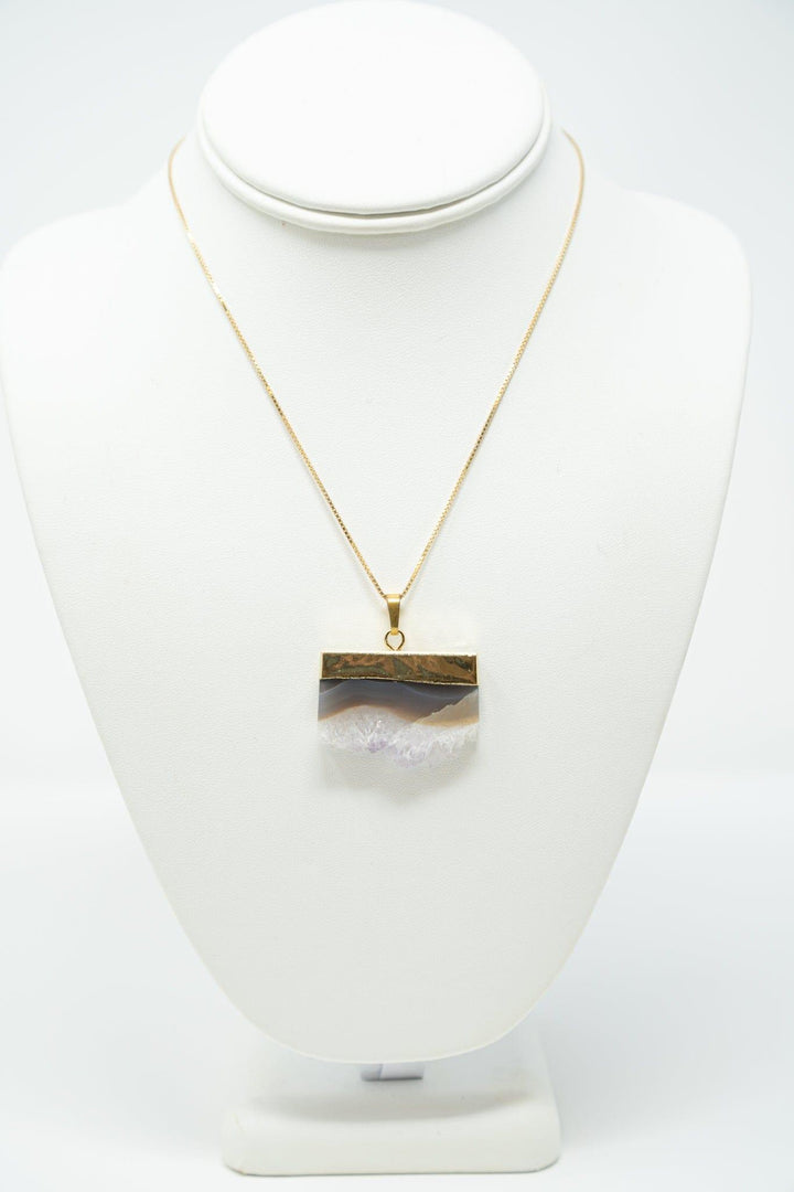 Amethyst Stalactite Slice Pendant | The Harmony Store Pendant
