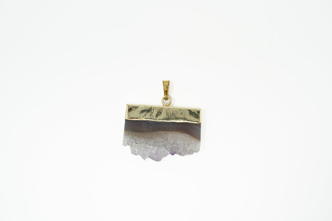 Amethyst Stalactite Slice Pendant | The Harmony Store Pendant