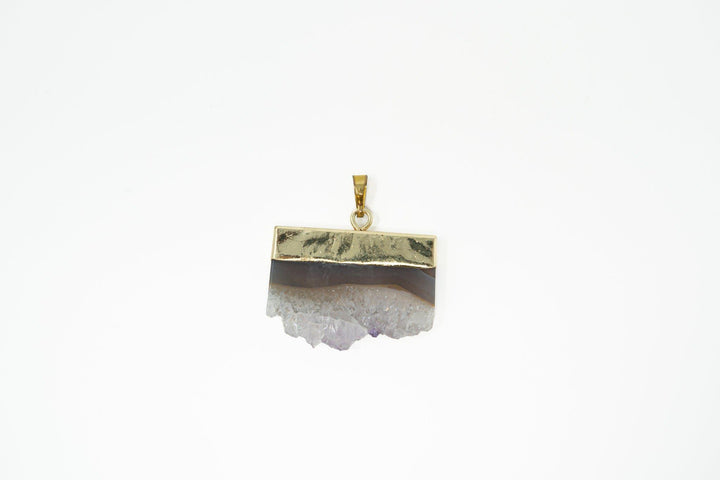 Amethyst Stalactite Slice Pendant | The Harmony Store Pendant