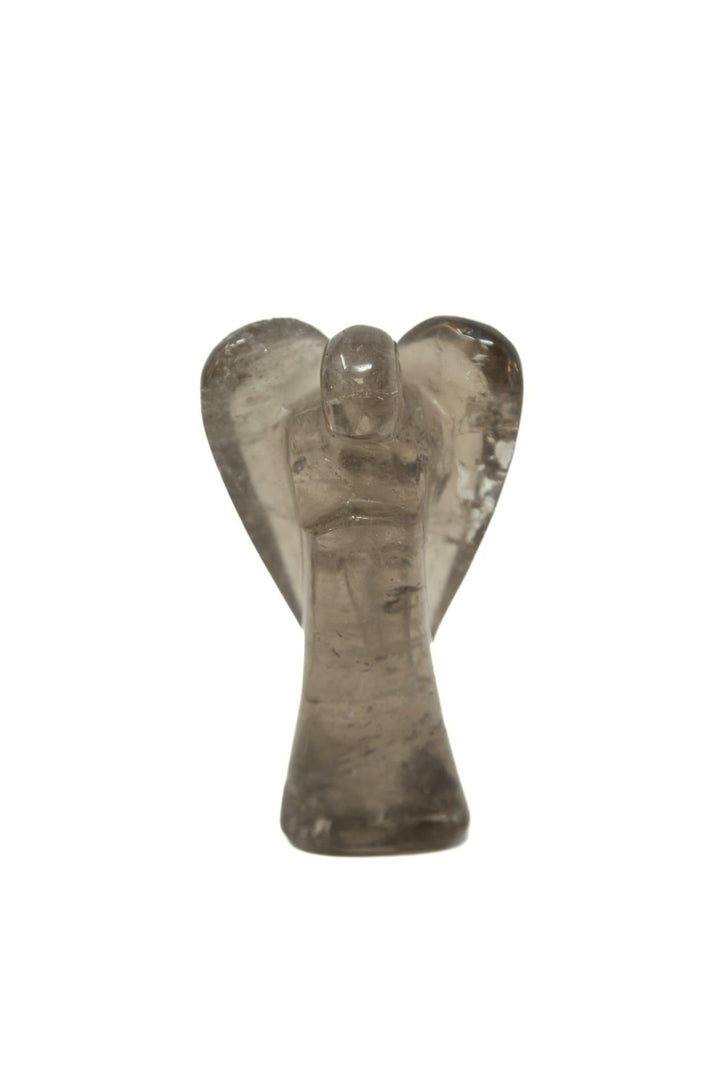 Smoky Quartz Angel Hand Carved 3.5-4" | The Harmony Store Carving