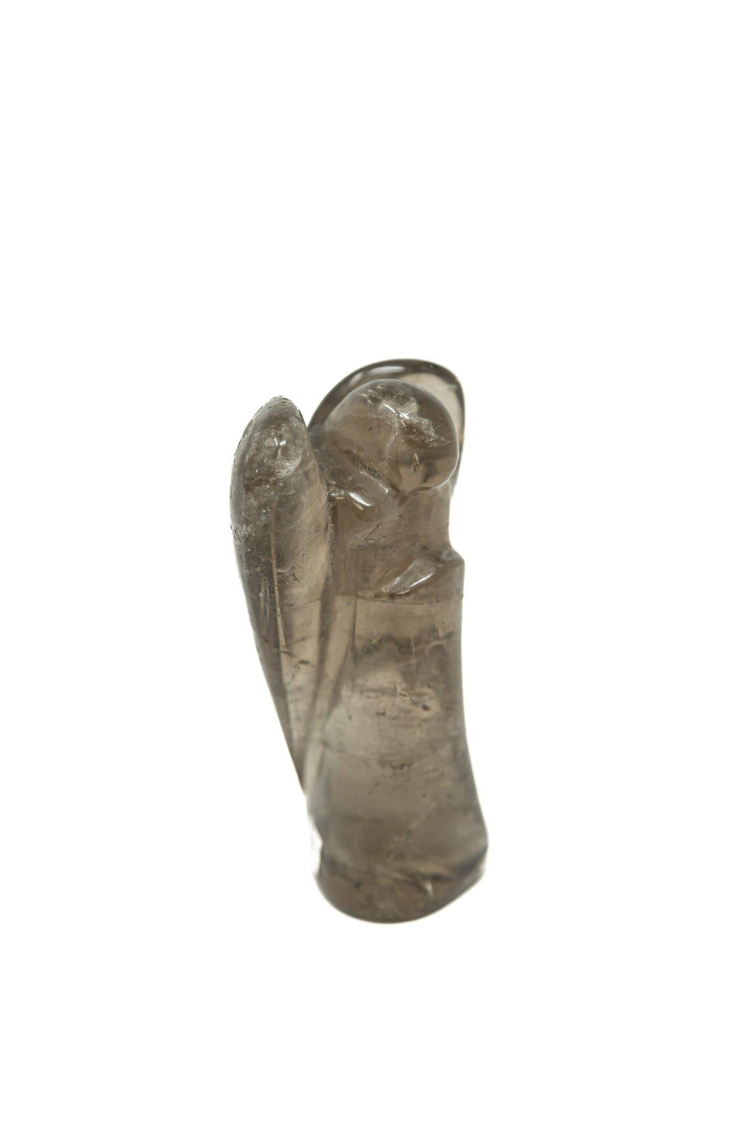 Smoky Quartz Angel Hand Carved 3.5-4" | The Harmony Store Carving