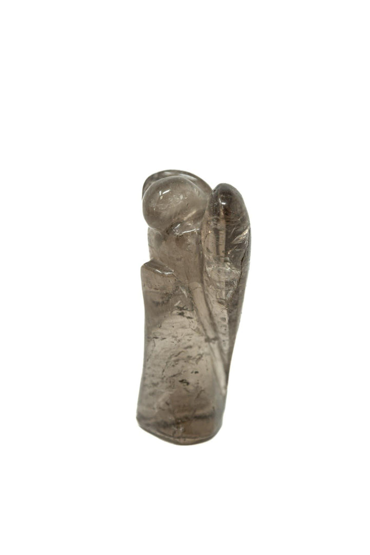 Smoky Quartz Angel Hand Carved 3.5-4" | The Harmony Store Carving