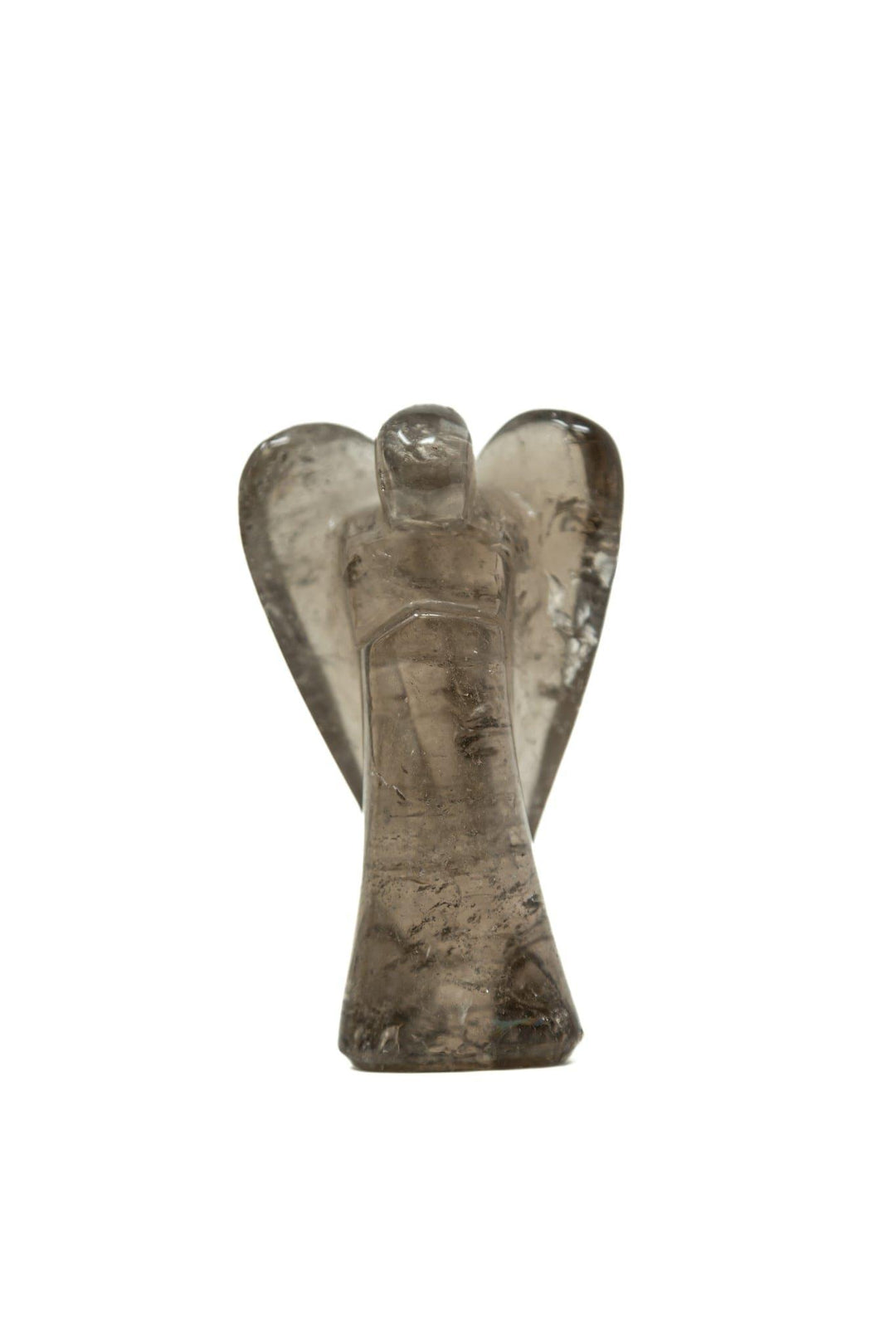 Smoky Quartz Angel Hand Carved 3.5-4" | The Harmony Store Carving