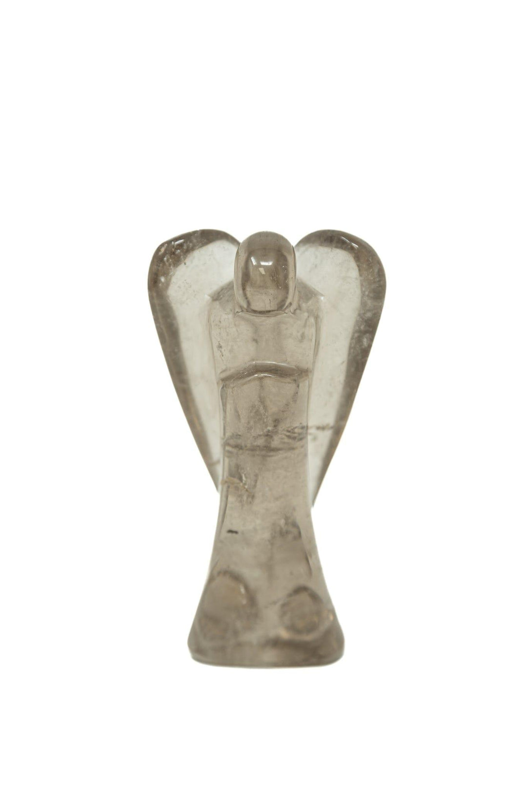 Smoky Quartz Angel Hand Carved 3.5-4" | The Harmony Store Carving