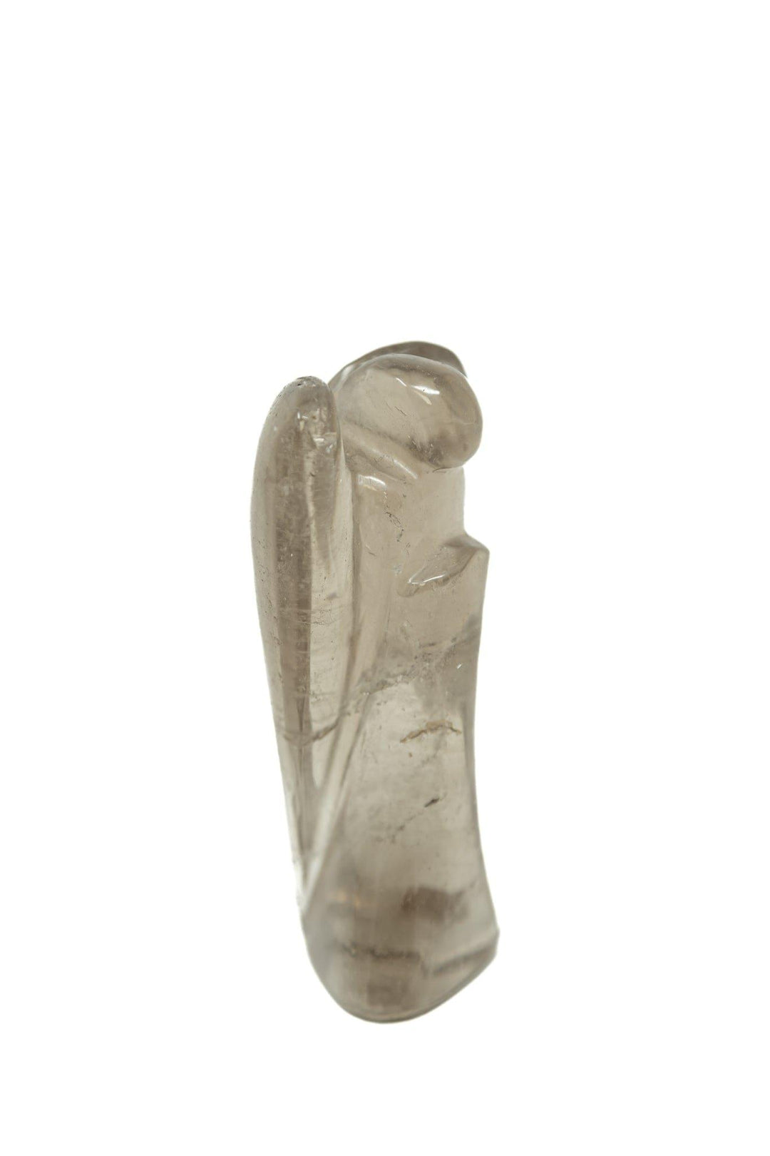 Smoky Quartz Angel Hand Carved 3.5-4" | The Harmony Store Carving
