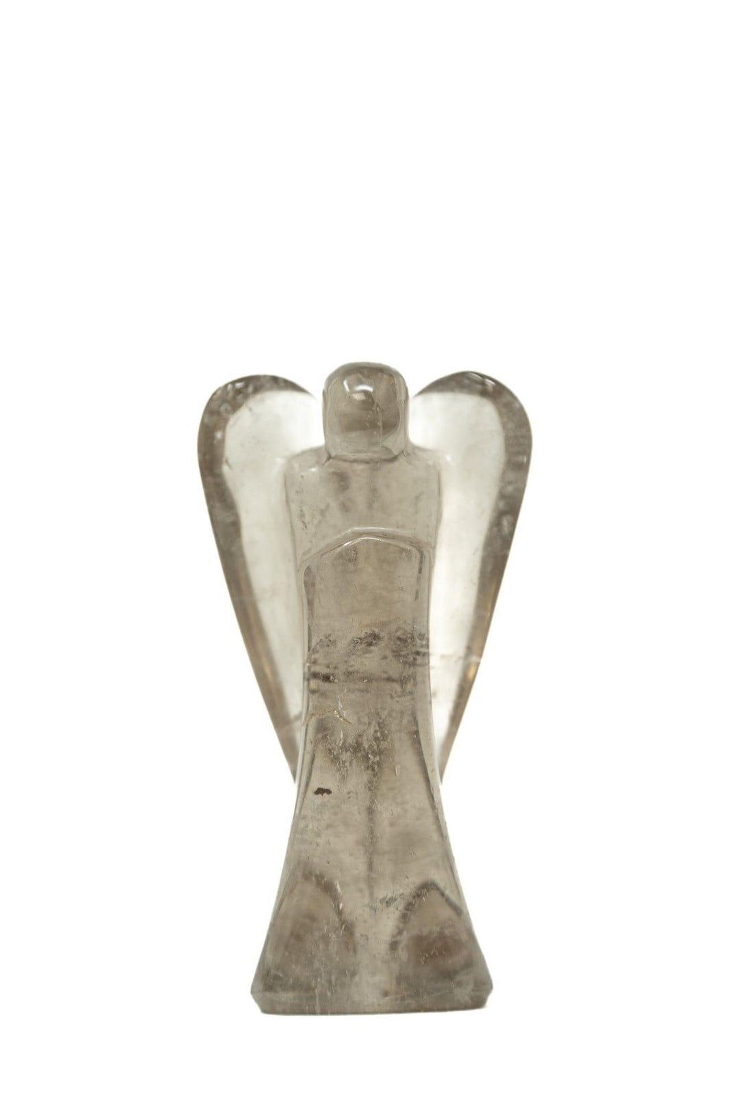 Smoky Quartz Angel Hand Carved 3.5-4" | The Harmony Store Carving