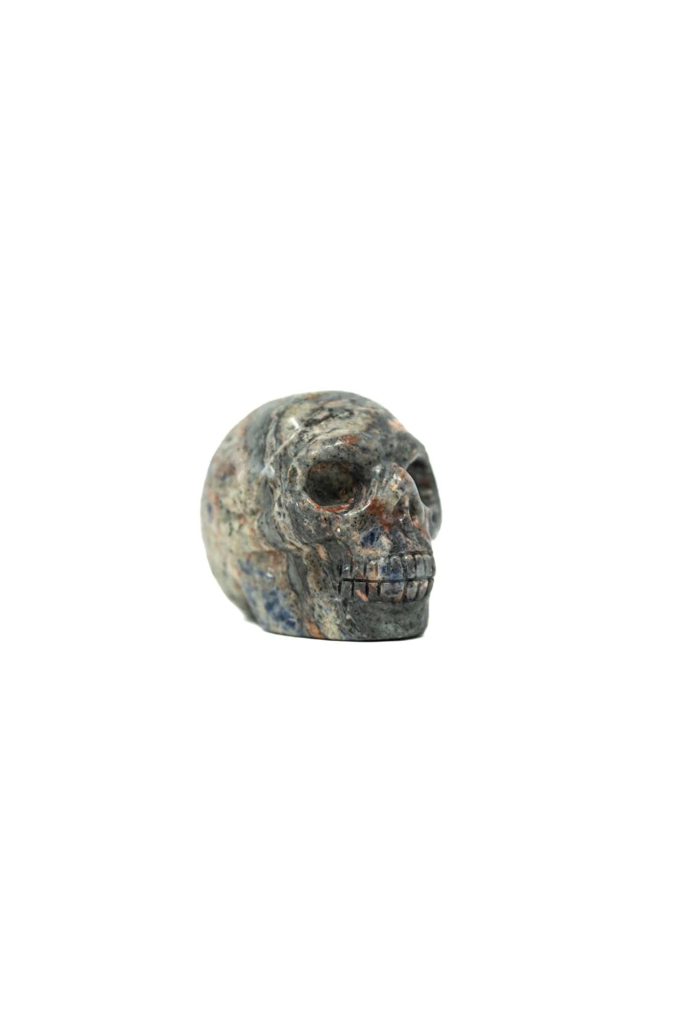 Sodalite Skull Hand Carved Crystal Skulls