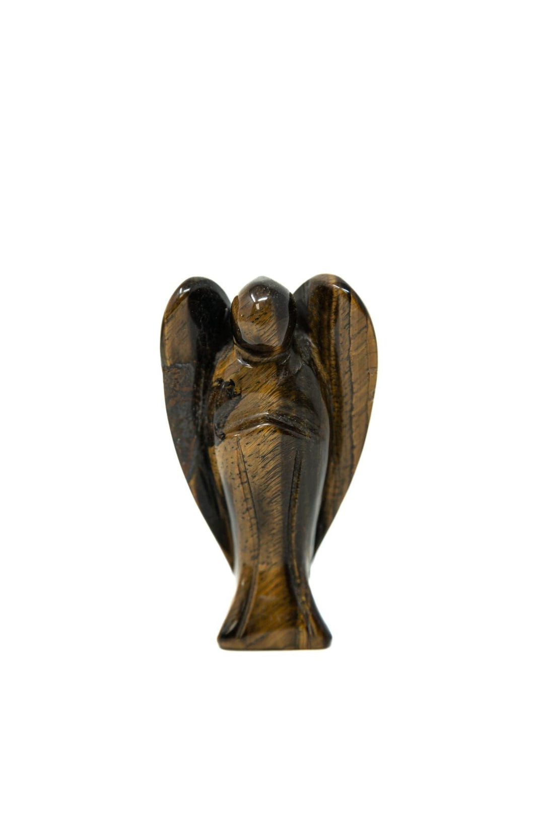Tiger Eye Angel Carving | The Harmony Store Figurine