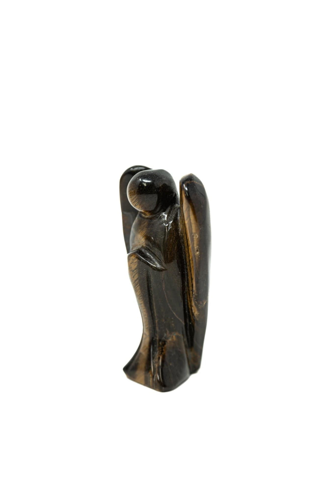 Tiger Eye Angel Carving | The Harmony Store Figurine