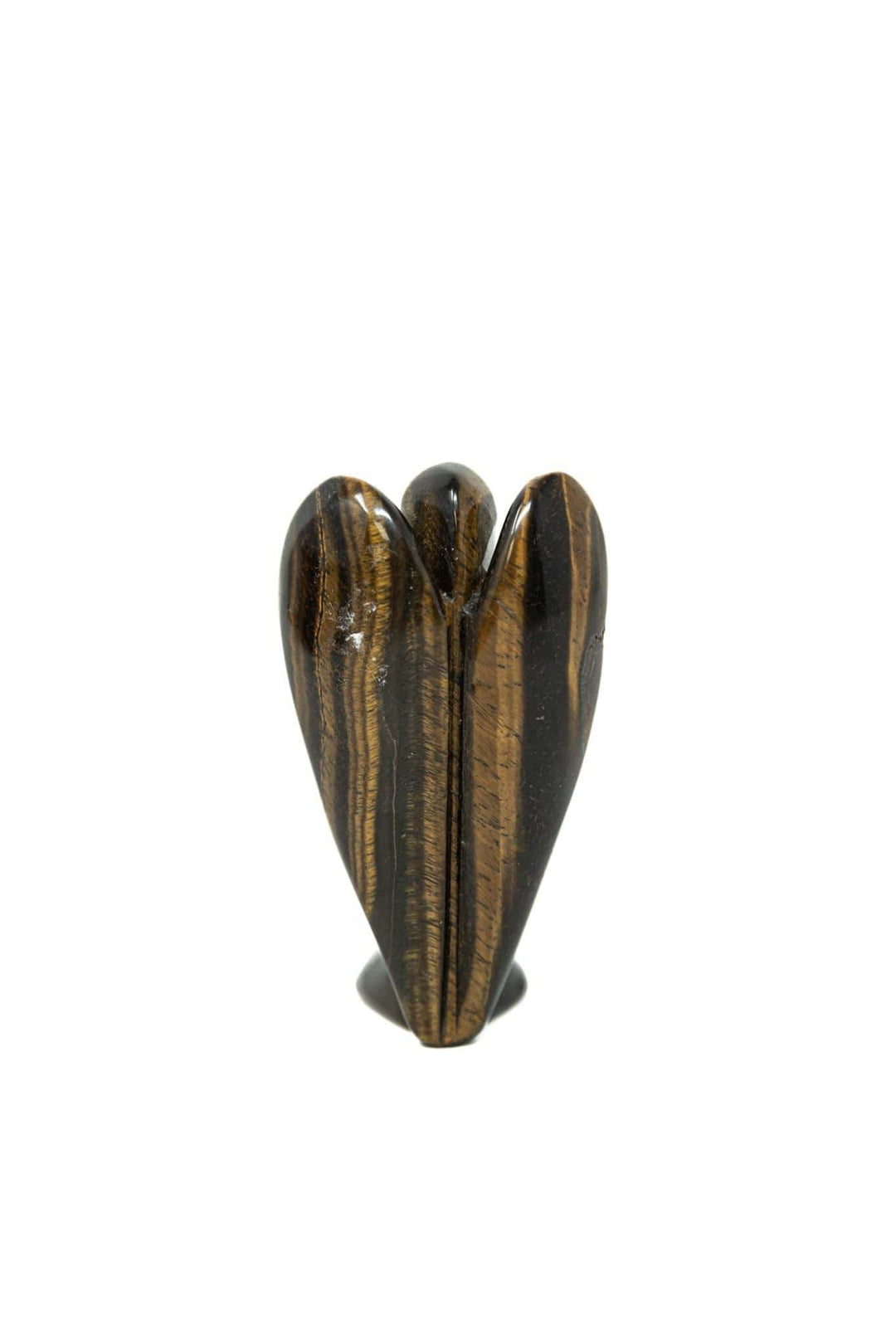 Tiger Eye Angel Carving | The Harmony Store Figurine